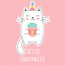 logo Funny And Cute Cat's Life