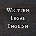 logo Written Legal English