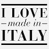 I love made in Italy