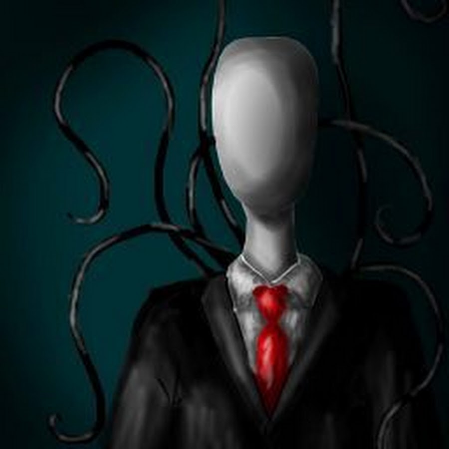 Как выглядит лицо слендермена Slender Art - YouTube