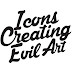 logo Icons Creating Evil Art