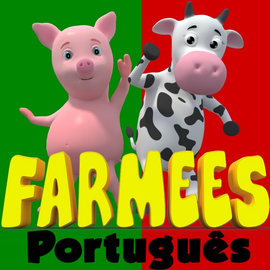 Rodas no trator, Canção infantil, Desenhos animado, Farmees Português