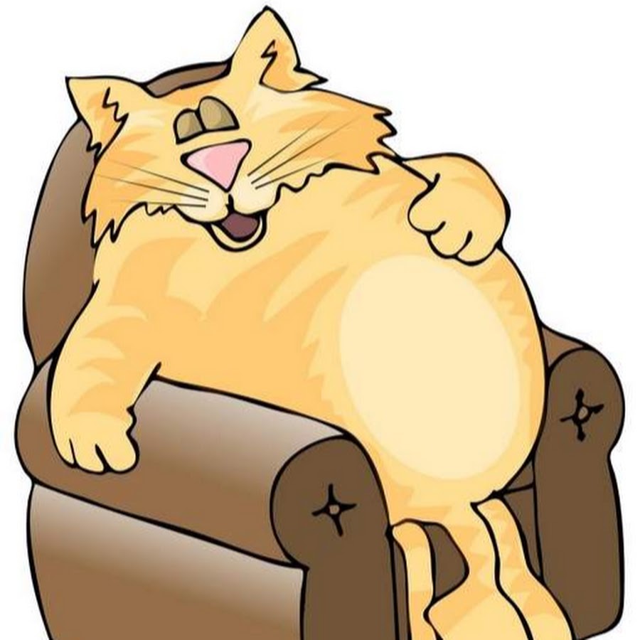 Catnap анимация. Толстый кот на диване. Кресло кот. Толстый кот рисунок. Мультяшный кот лежит.