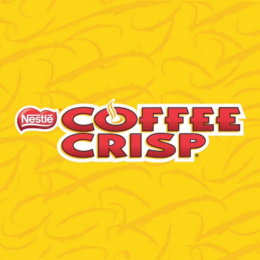 Coffee crisp. Crispy Canada. Crispy logo vector.