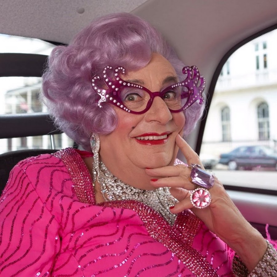 Dame Edna Onion Glasses - Pink