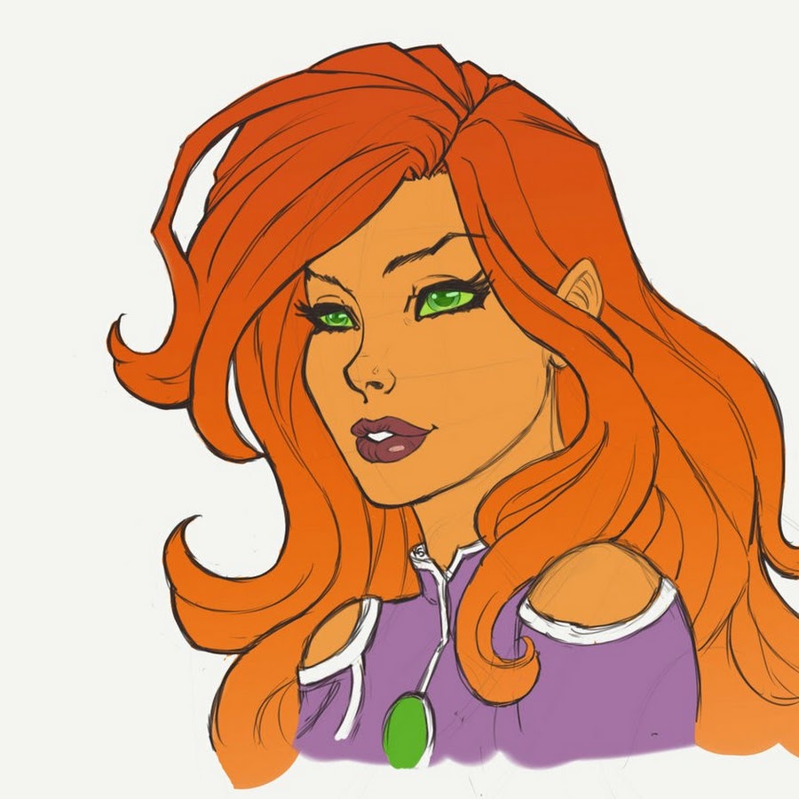 Lily starfire. Кори Андерс Старфайр. Старфайер комикс. Starfire DC. Старфаер арт карандашом.