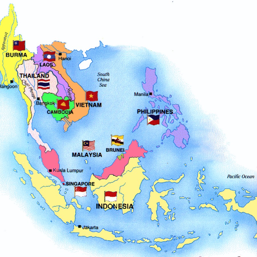 Филиппины индонезия малайзия. Юго Восточная Азия Сингапур. Юго-Восточная Азия на карте. Тайвань на карте Юго Восточной Азии. Юго восточные страны Азии Индонезия.