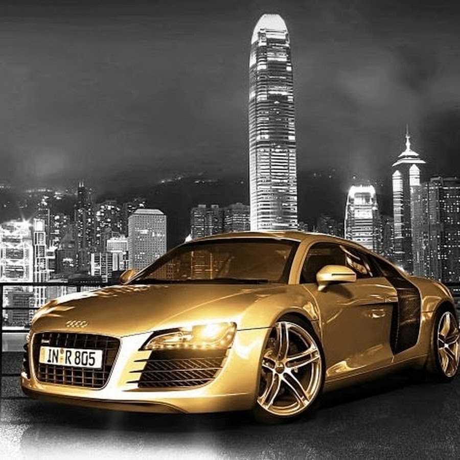 audi r8 gold