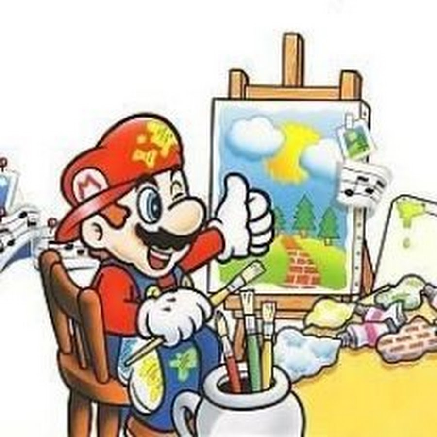 Mario painting. Mario Paint Official Art. День Марио рисунок Paint. Mario Production Videograph.