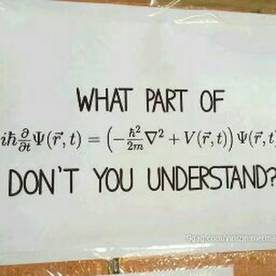 Do you understand me. If i had to explain you wouldn't understand. You understand. I understand you.