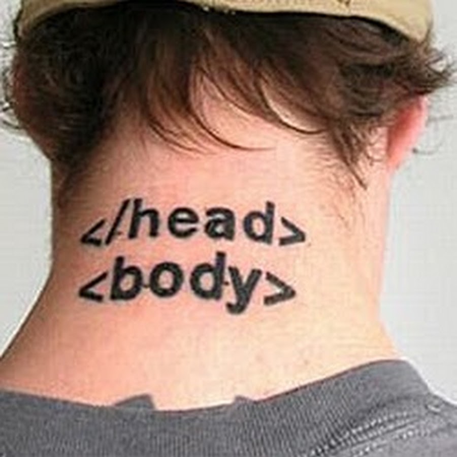 Head body. Тату head body. Тату html. Two head body.