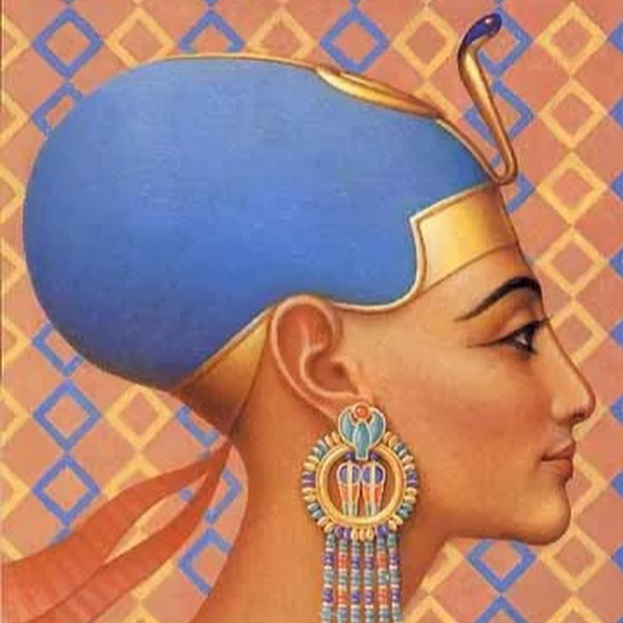 Портрет в древнем египте. Египетская царица Нефертити. Меритатон дочь Нефертити.