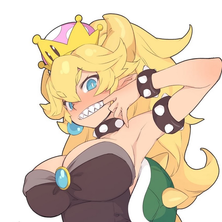 Princess peach 34. Боузетта и Марио. Принцесса Bowsette Марио. Боузер и Боузетта. Принцесса Пич и Боузетта.