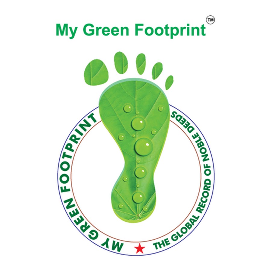 My green. Green footprints. Footprint game. My-Greens. Plastic footprint.