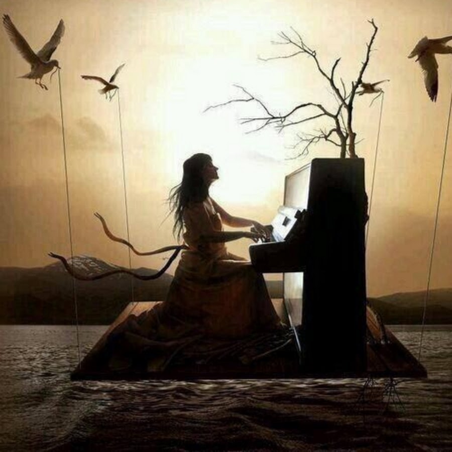 Не мыслю своего существования без музыки. Одиночество души. Красивый сюрреализм. Тишина сюрреализм.