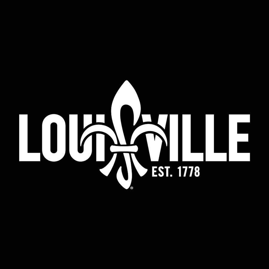 Louisville Neighborhood Fleur de Lis Black Tee