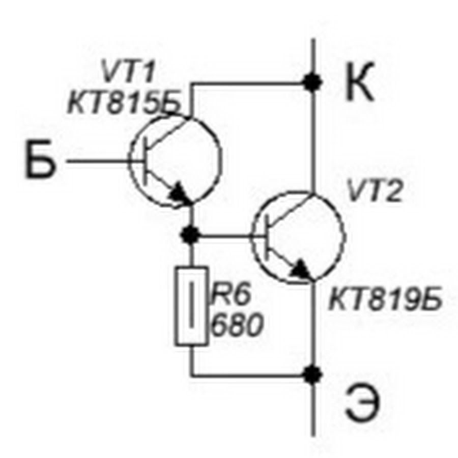 Кт827 характеристики транзистора схема подключения Кт827 эквивалентная схема составного транзистора фото - PwCalc.ru