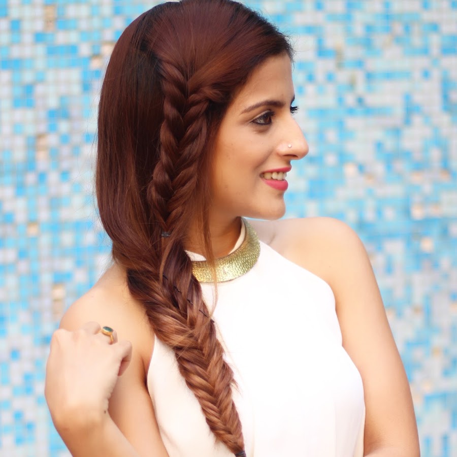 EASY French Braid Ponytail Hairstyle For Indian Wedding Occasion