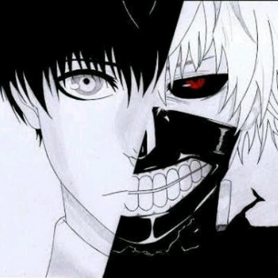 Канеки черно белое фото Kaneki Chan - YouTube