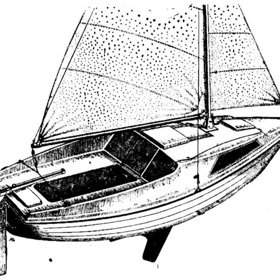 Корпус парусной лодки. Швертбот компромисс.