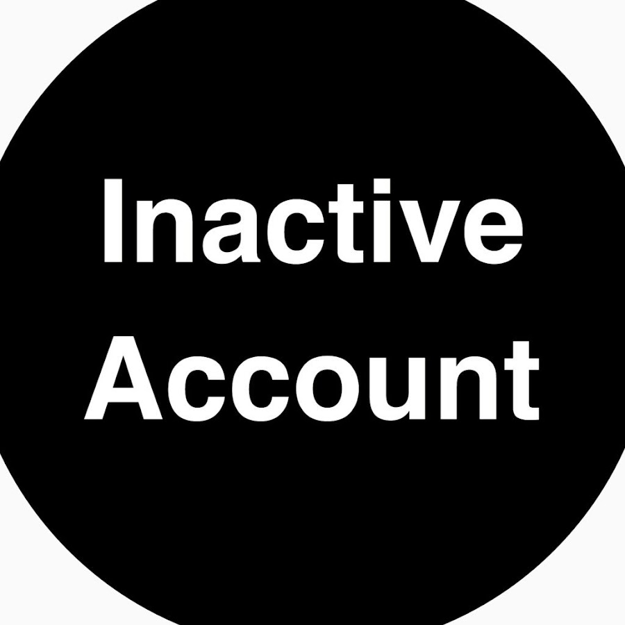 Inactive account. Инактив. Inactive.