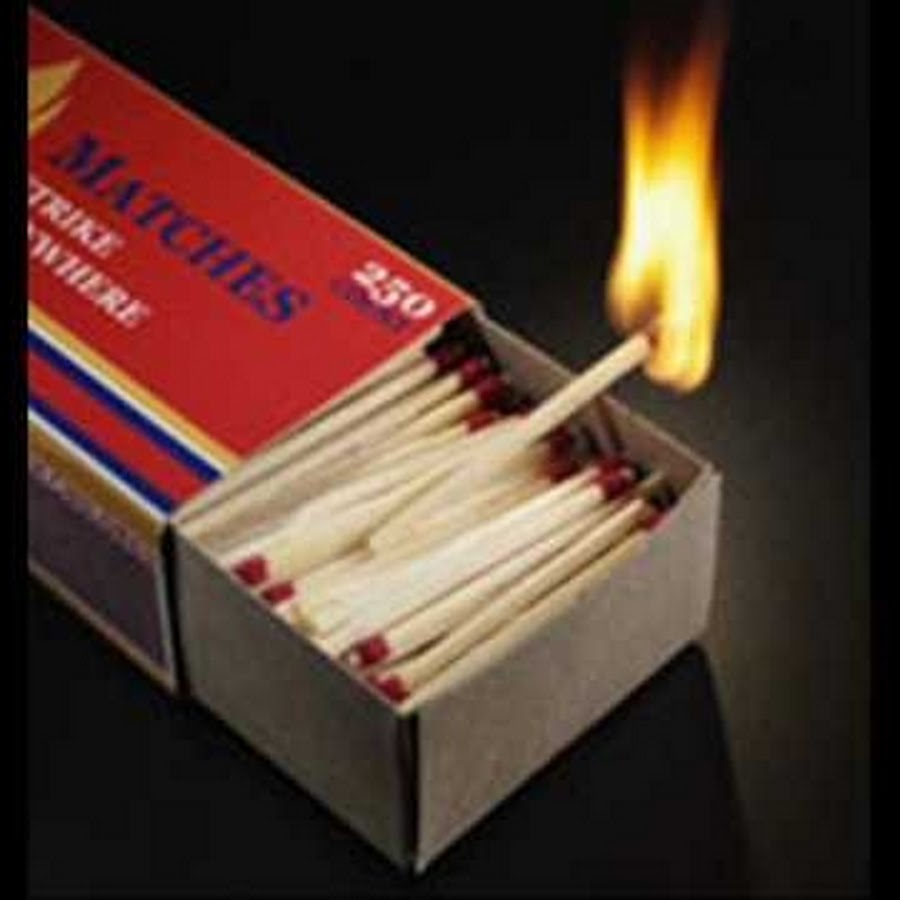 Burn box. Спички Criterion Safety Matches.