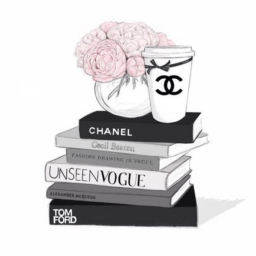 Книга с иллюстрациями Chanel