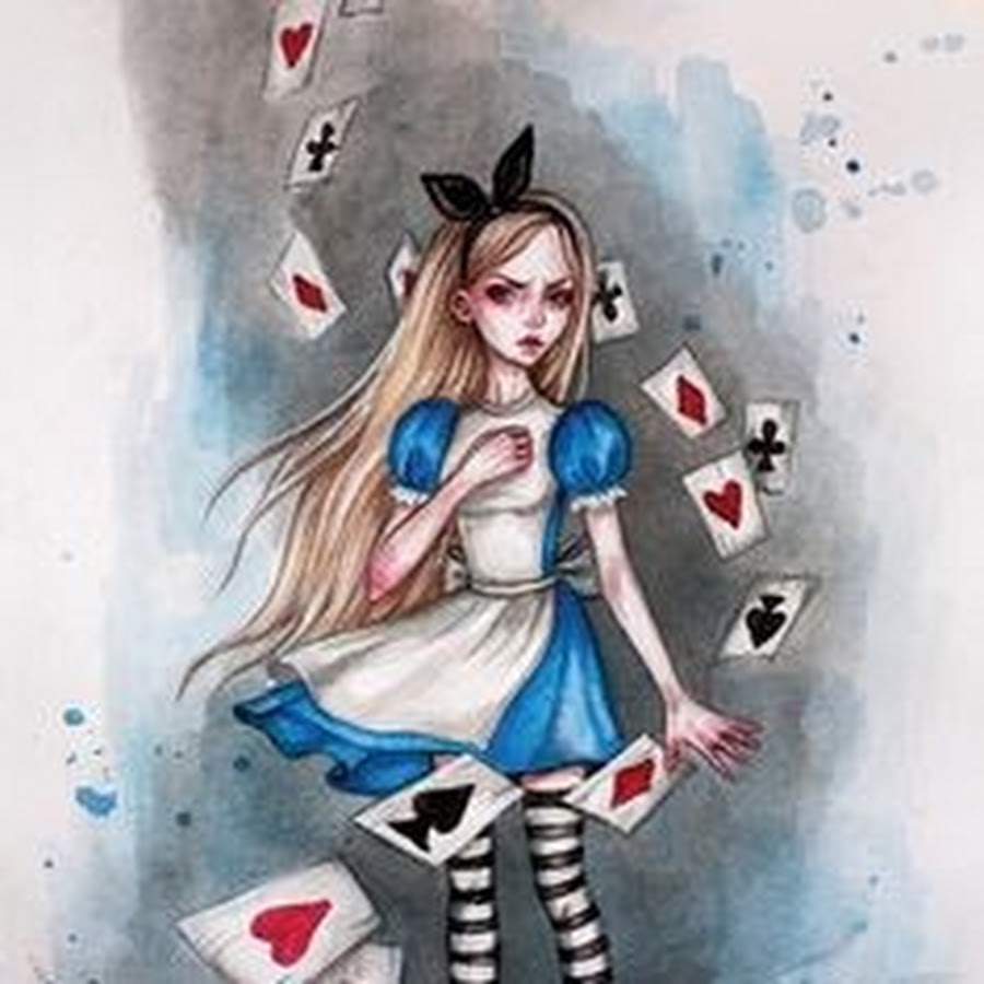 Алиса в стране чудес рисунки