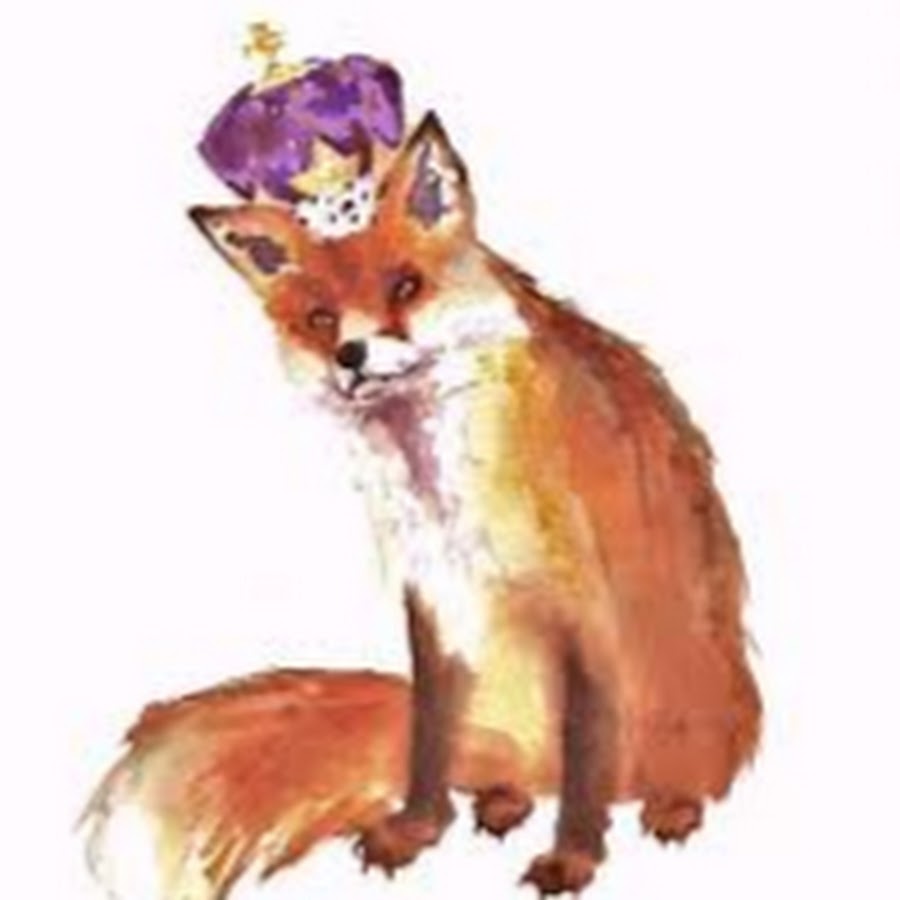 Король лисов. Лис с короной. Лисица в короне. Лисичка в короне. Лиса акварелью.