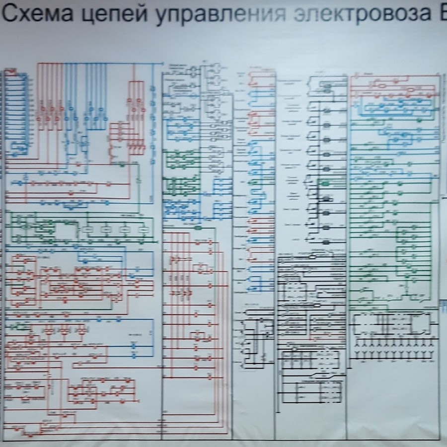 Схема электровоза вл10