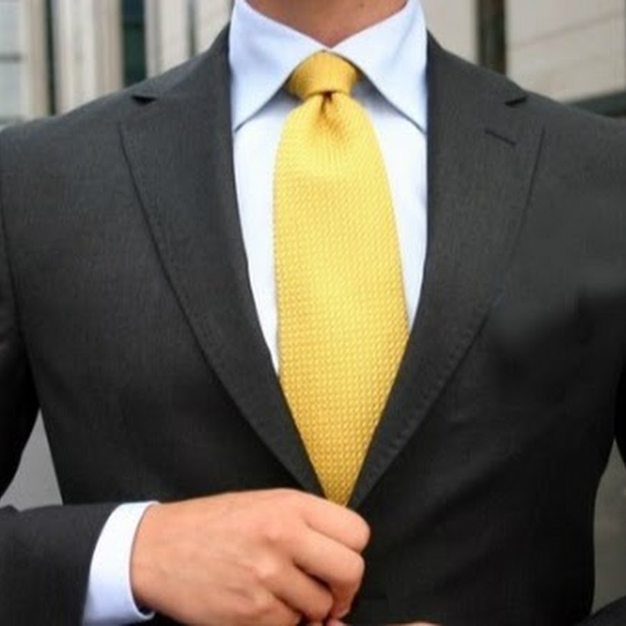 Желтый галстук к какой рубашке и костюму