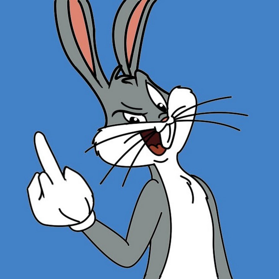 Bugs bunny middle finger