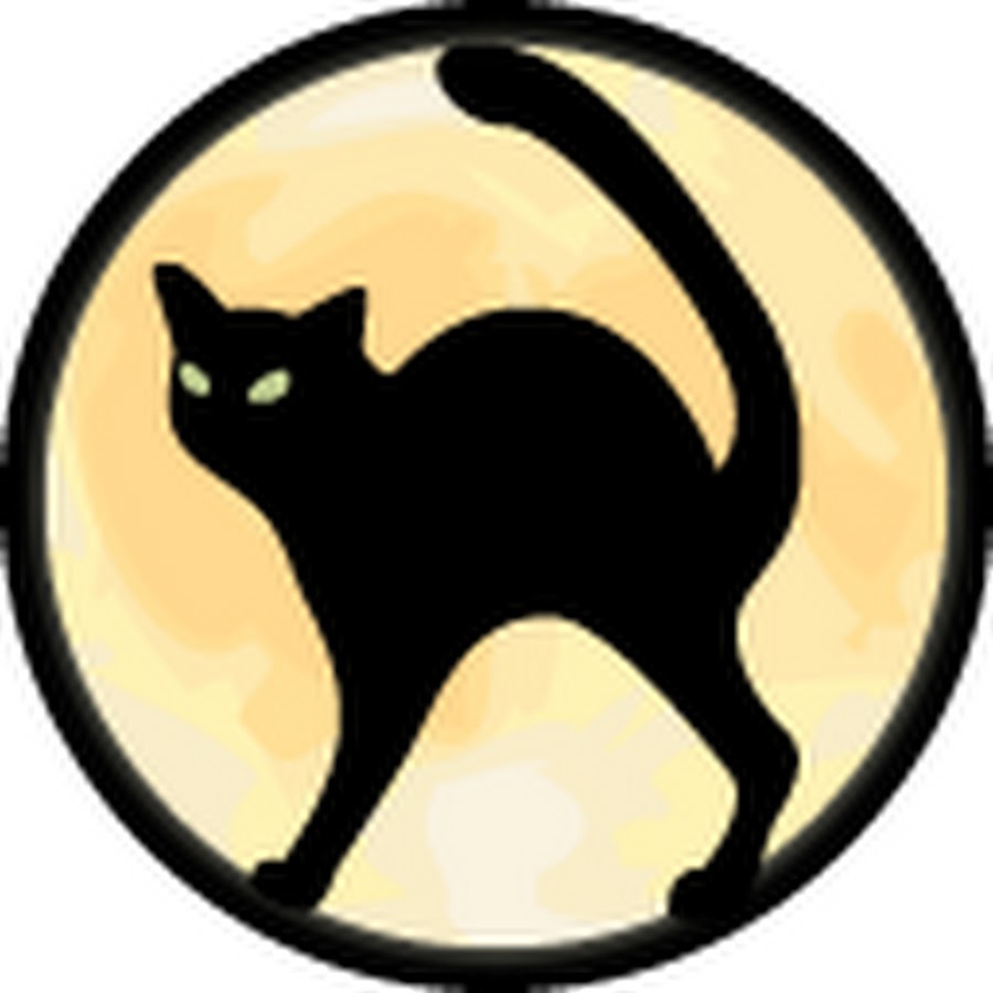 Файл с изображением 256 на 512. Кошка в круге. Значок "кот". Черная кошка логотип. Кошечка в кружочке.