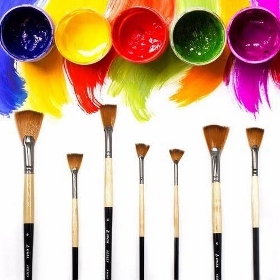 Brushes paints картины