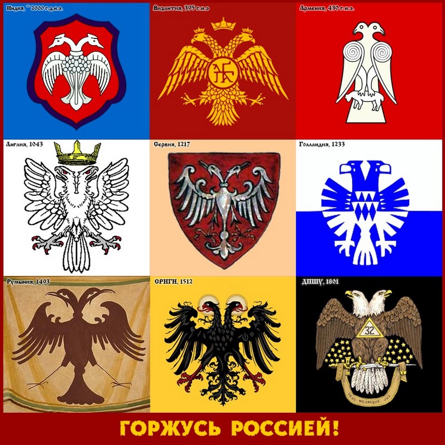 Орел символ какой страны. Герб двуглавый орёл в каких странах. Двуглавые Орлы на гербах стран мира. Двуглавый орёл герб. Герб золотой орды.