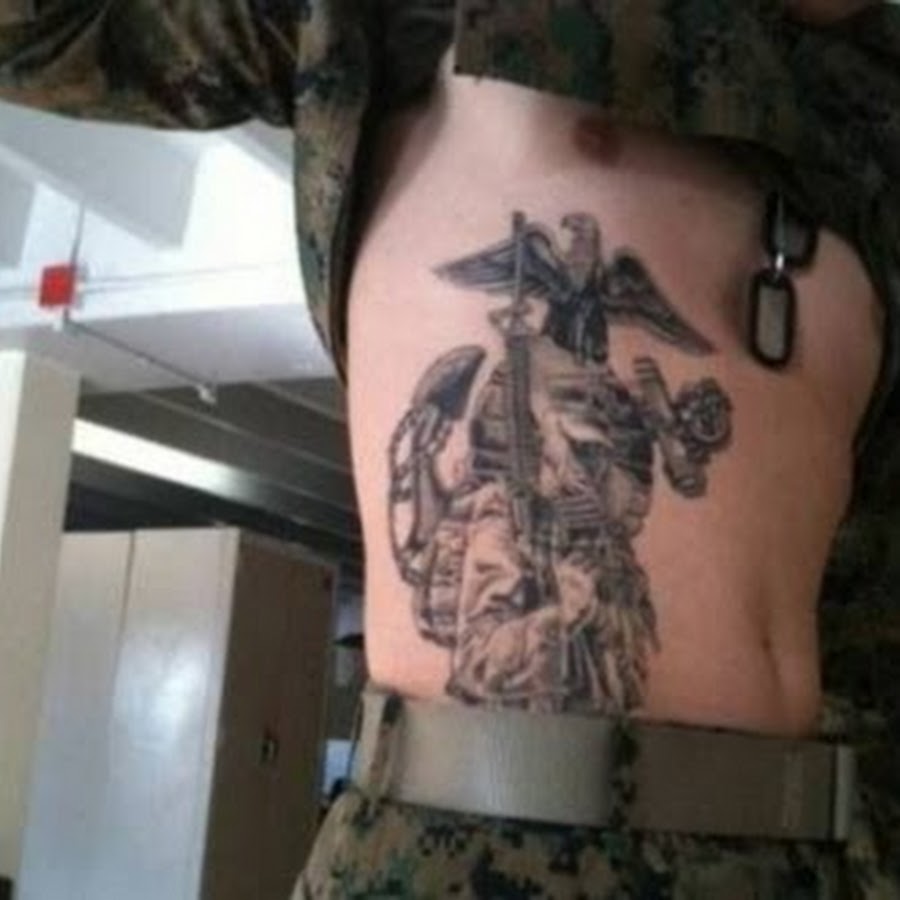 Военные тату пехота