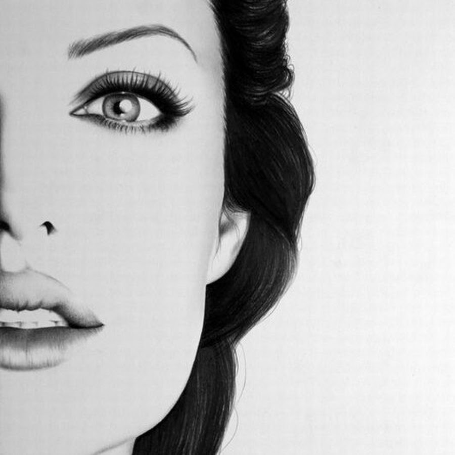 Анджелина Джоли пол лица портрет