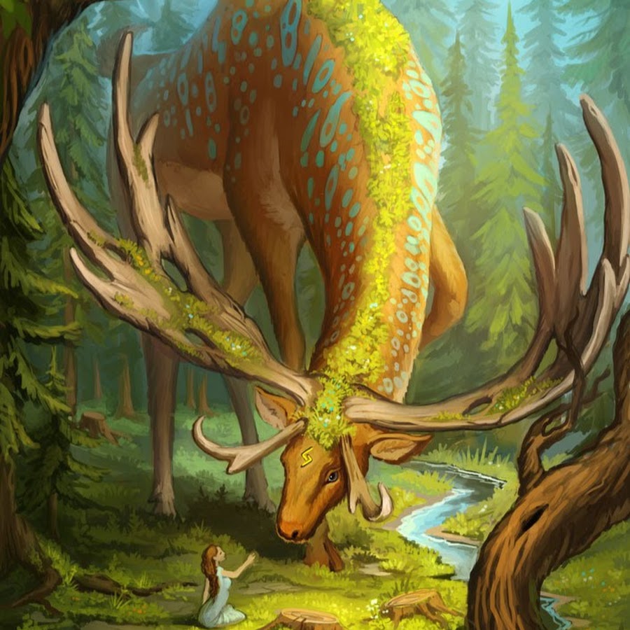 Лесные звери арт