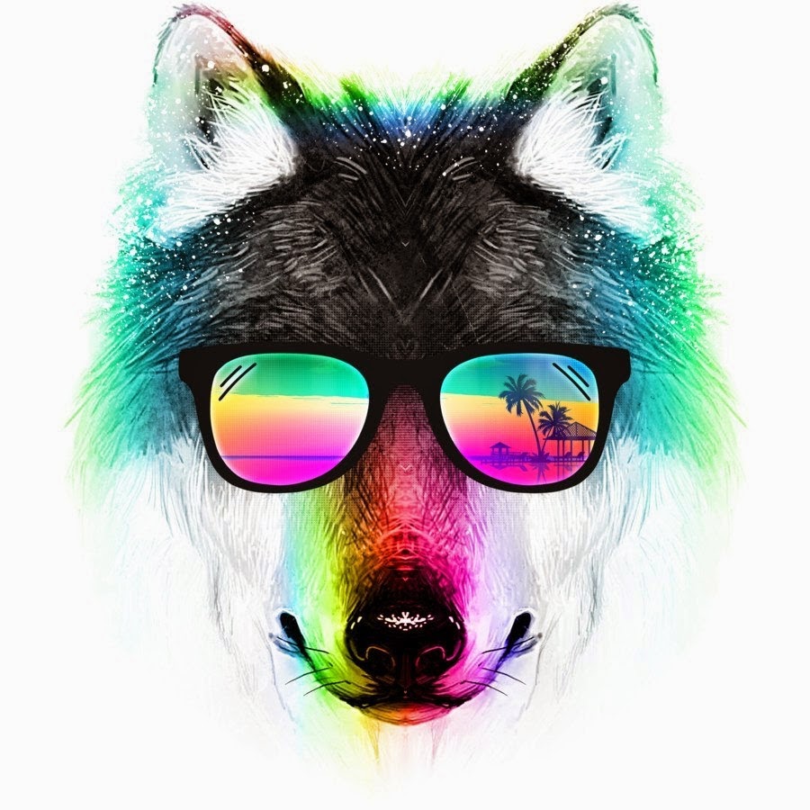 Волк с очками