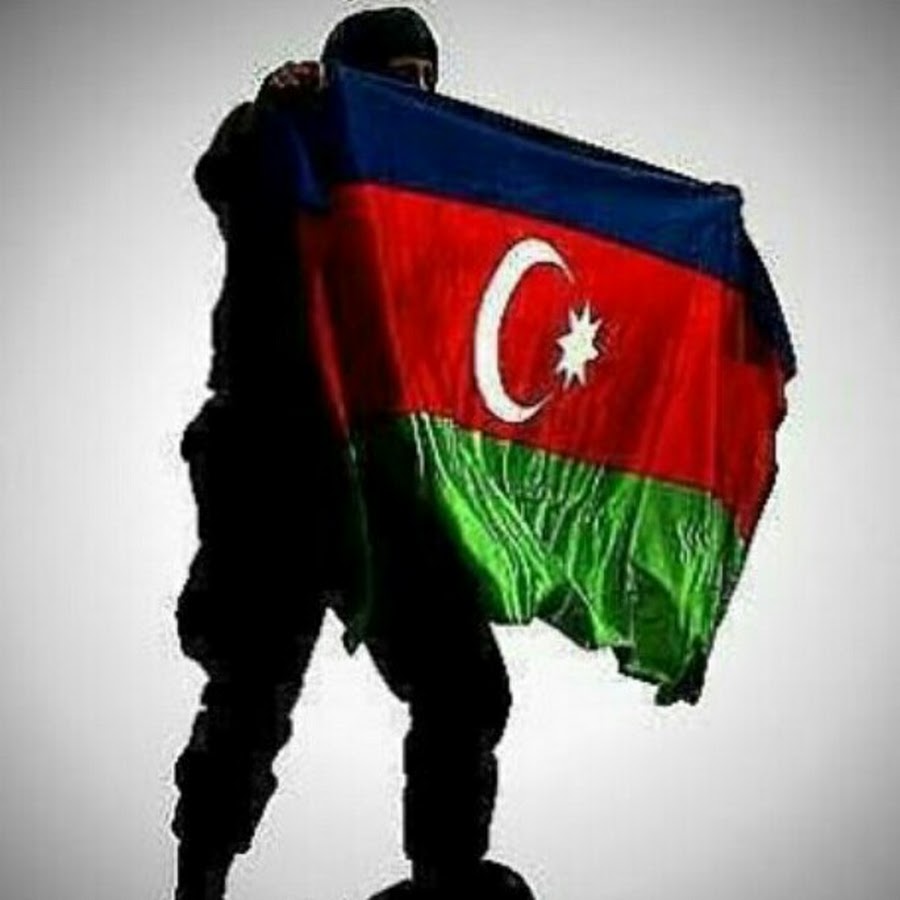 Азербайджанский флаг арт