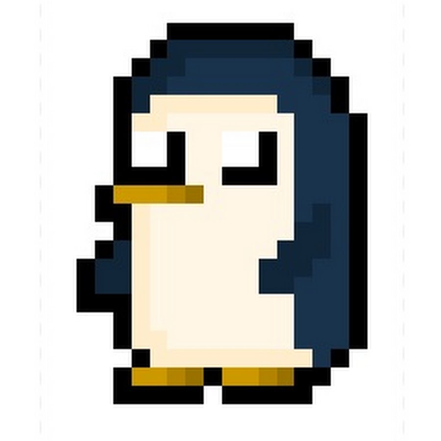 Пингвин Гантер пиксель арт