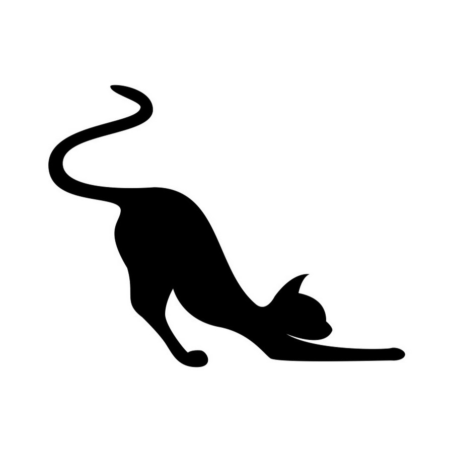 Силуэт грациозной кошки