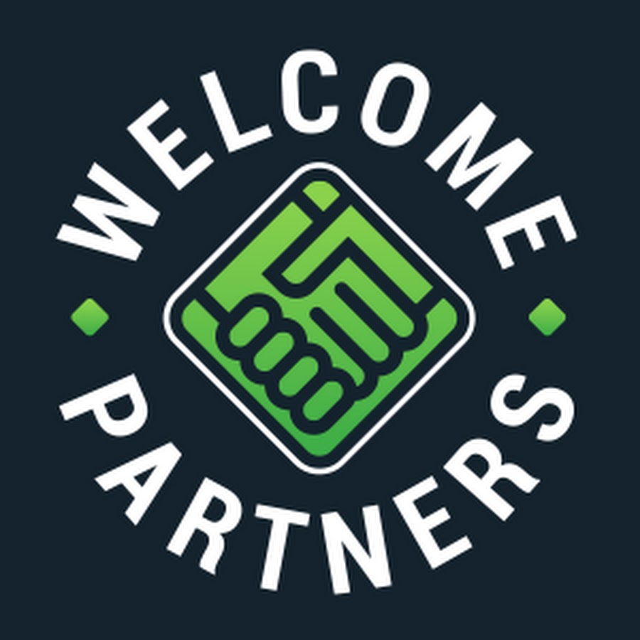 Велкомпартнерс. Welcome partners logo.