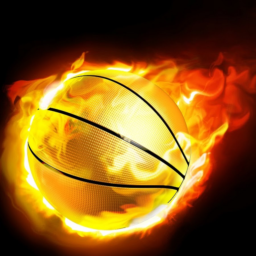 Баскетбол мяч в огне