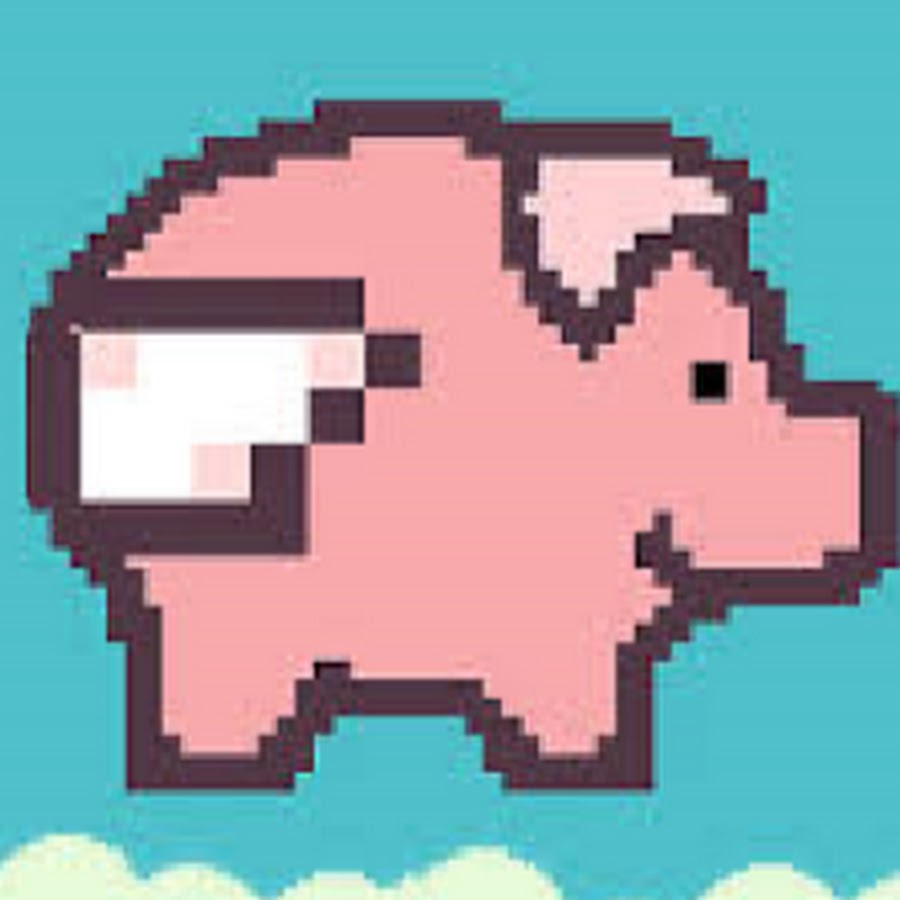 Пиксельная свинья