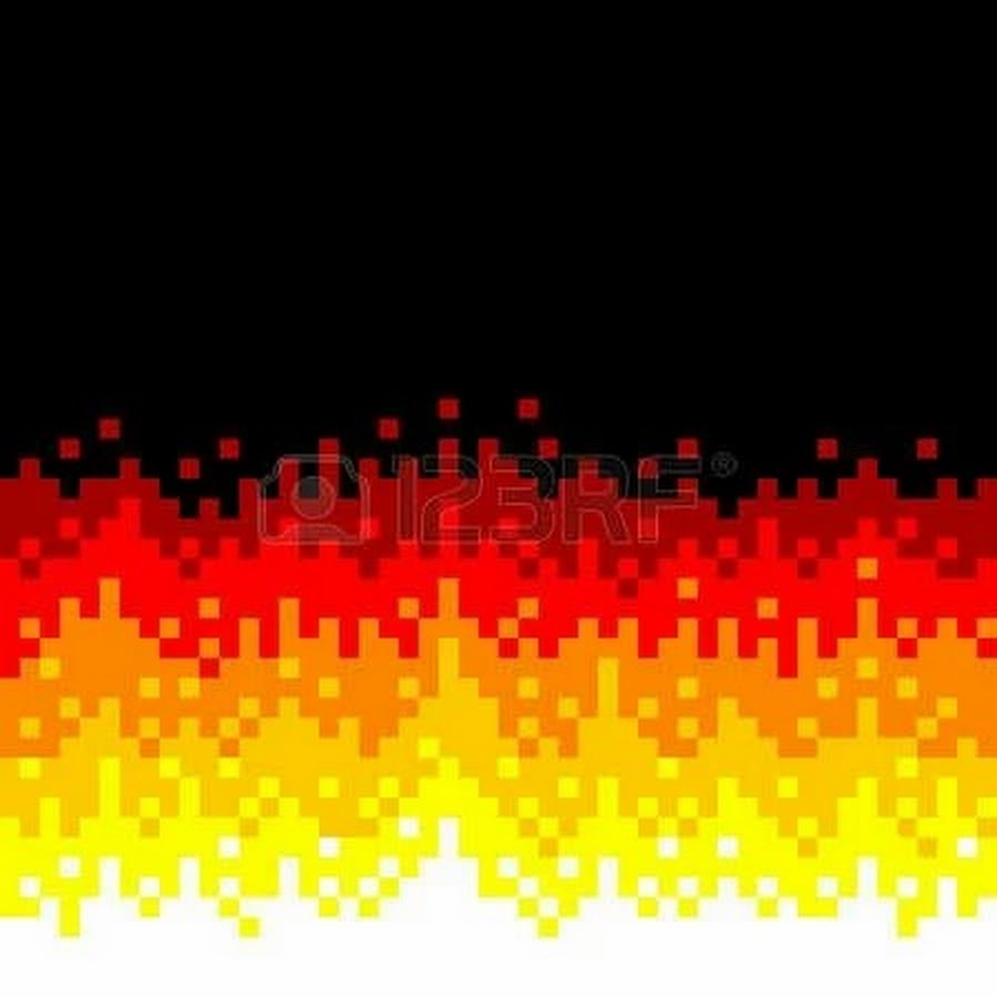 Пламя из пикселей