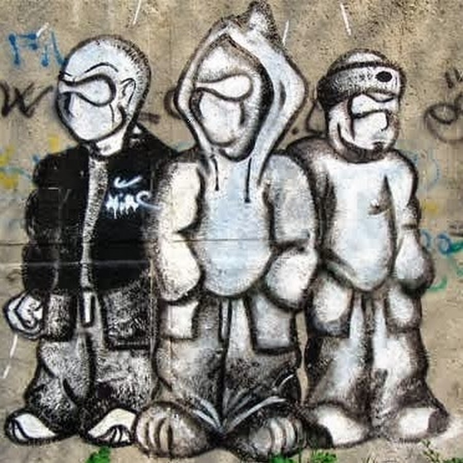 Рисунок 3 друзей граффити