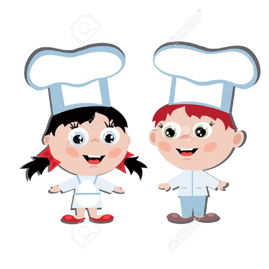 Мальчик и девочка повар