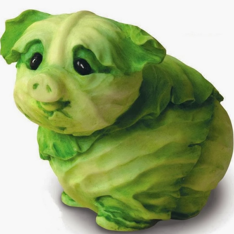 Собачка из овощей