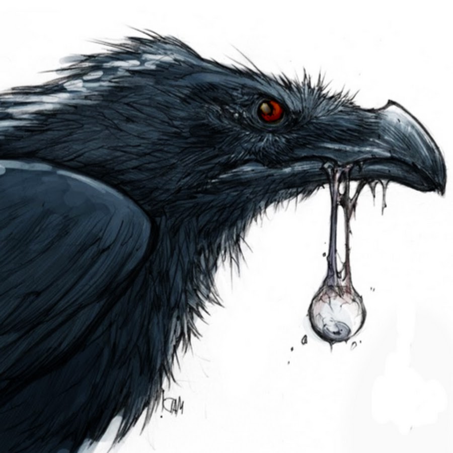 Страшная ворона